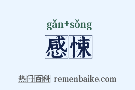 感悚是什么意思的图片